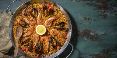 Urlaubsfeeling dank Meeresfrüchte-Paella