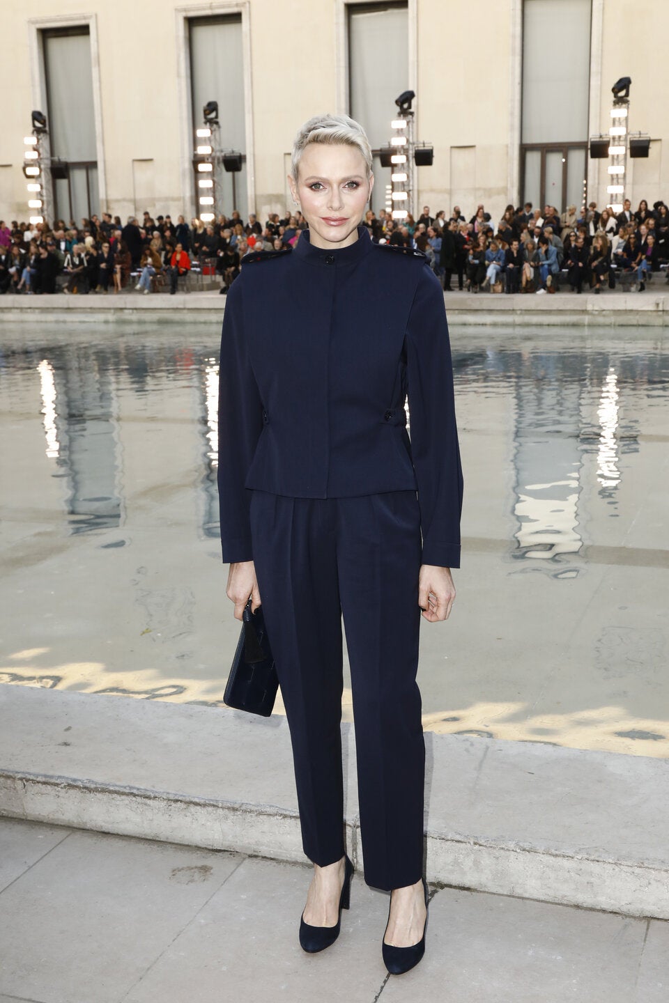 Charlène von Monaco strahlt bei Lieblings-Designer Akris
