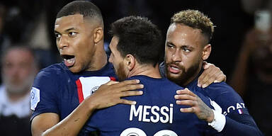 Paris Saint-Germain Messi Mbappe Neymar