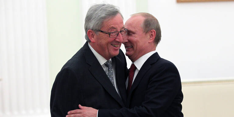 Jean-Claude Juncker und Wladimir Putin