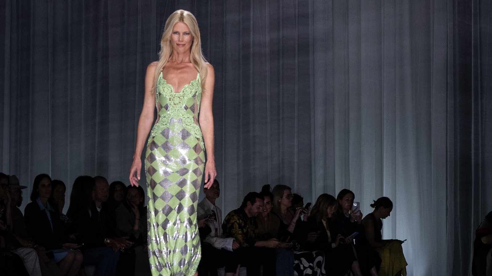 Claudia Schiffner’s Stunning Comeback on the Catwalk: Milan Fashion Week 2021