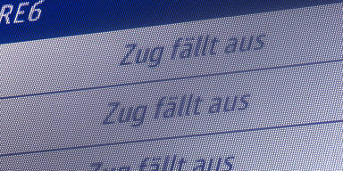 Zug fällt aus