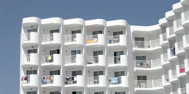 Hotel-Balkone auf Mallorca