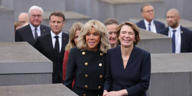 Macron-Paar in Berlin: Lachen am Holocaust-Mahnmal sorgt für Wirbel