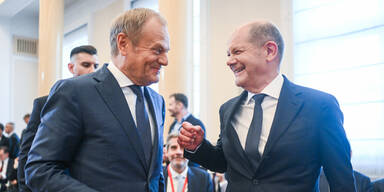 Olaf Scholz und Donald Tusk