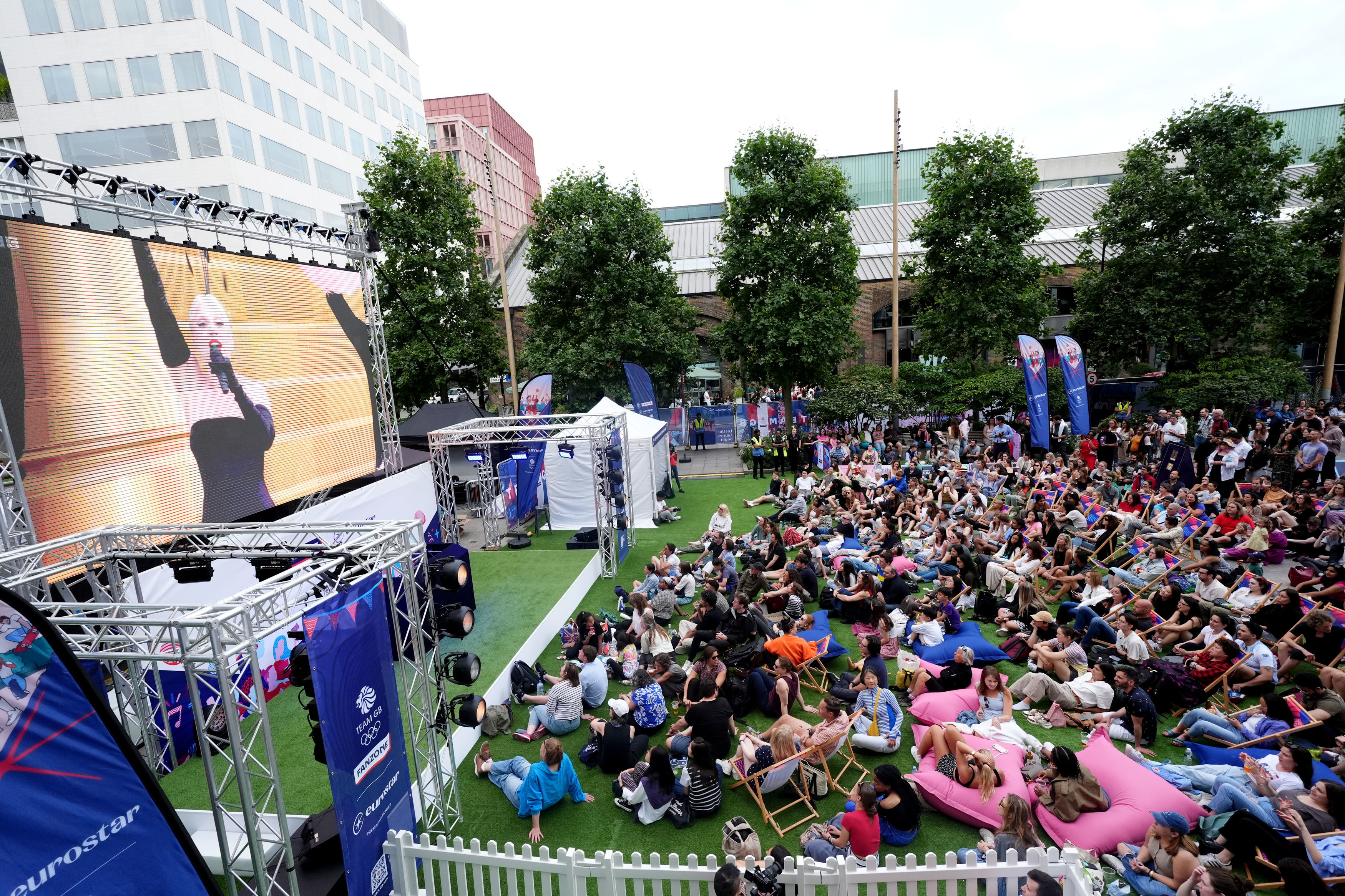 Paris Eröffnung Olympia Public Viewing