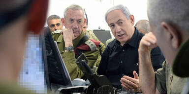 Benjamin Netanyahu und Benny Gantz