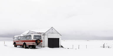 Schnee Winter Garage