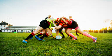 Rugby Spielerinnen