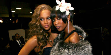 Tyra Banks & Naomi Campbell