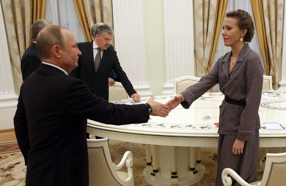 Xenija Sobtschak zittert vor Patenonkel Putin