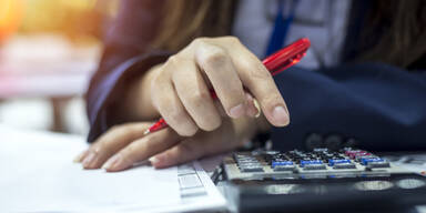 Schulden Taschenrechner Budget Buchhaltung Kalkulation Kosten Kostenrechnung