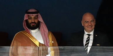 Saudi Arabien WM Infantino Mohammed bin Salman