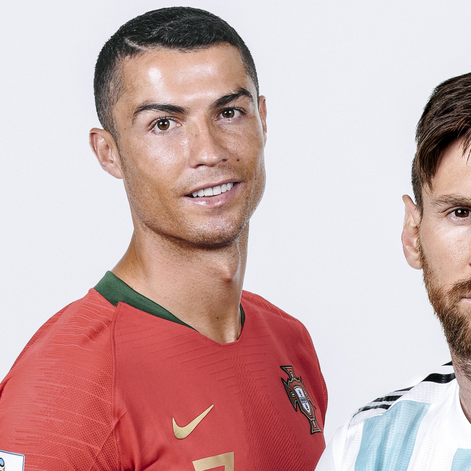 Messi und Ronaldo spielen Schach