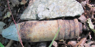Kriegsrelikt in Döbling gefunden: Granate