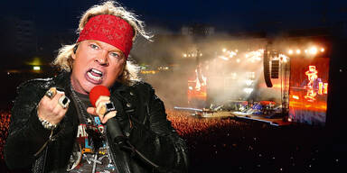 Guns N' Roses im Gewitter