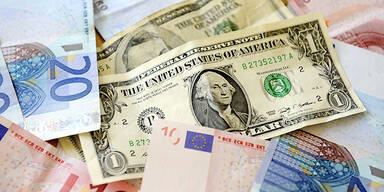 US-Dollar Euro Scheine Banknoten
