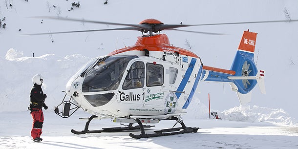 Gallus 1 Hubschrauber Helikopter / Lech Arlberg / Friso