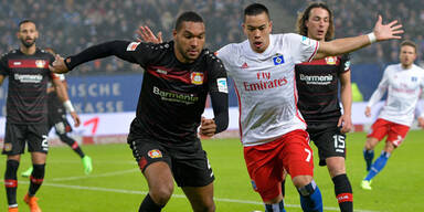 HSV besiegt Leverkusen zuhause mit 1:0