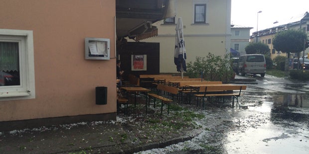 Hitze und Gewitter - Bäder wurden gestürmt