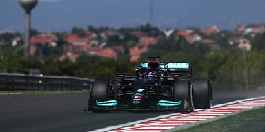 Mercdes-Pilot Lewis Hamilton am Hungaroring