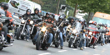 Harley-Davidson Charity Tour startete in Wien