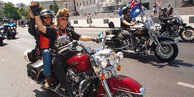 Harley-Fans rollen nach Wien