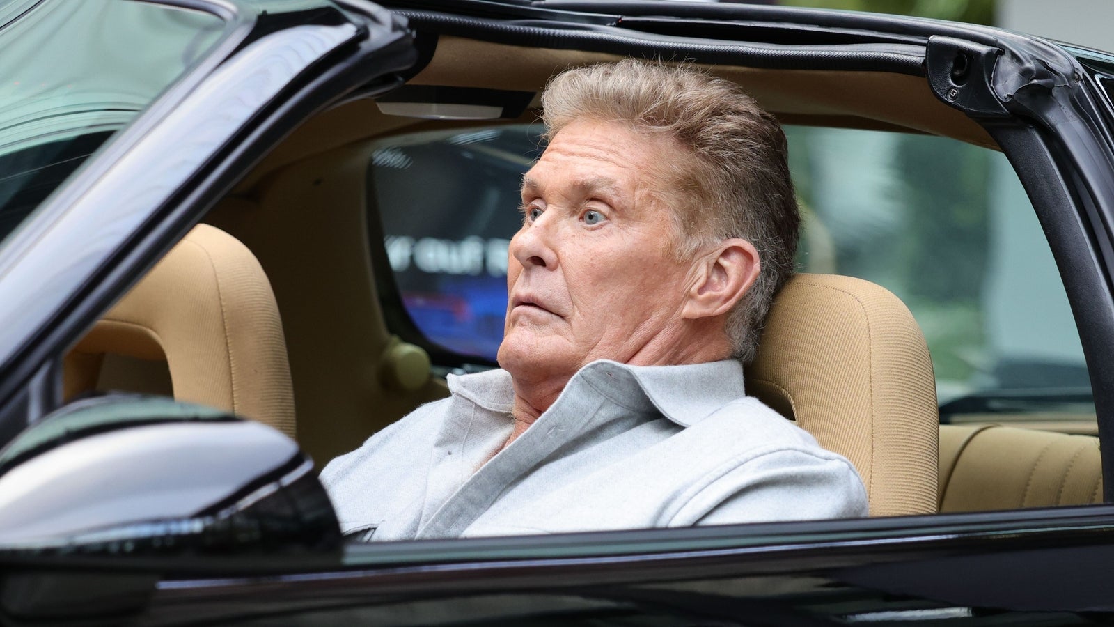 David Hasselhoff Rolator Hasselhoff kam im Rollstuhl nach Wien - stars24