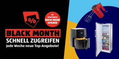 Black Month bei HOFER: Günstige Küchen-Highlights im November