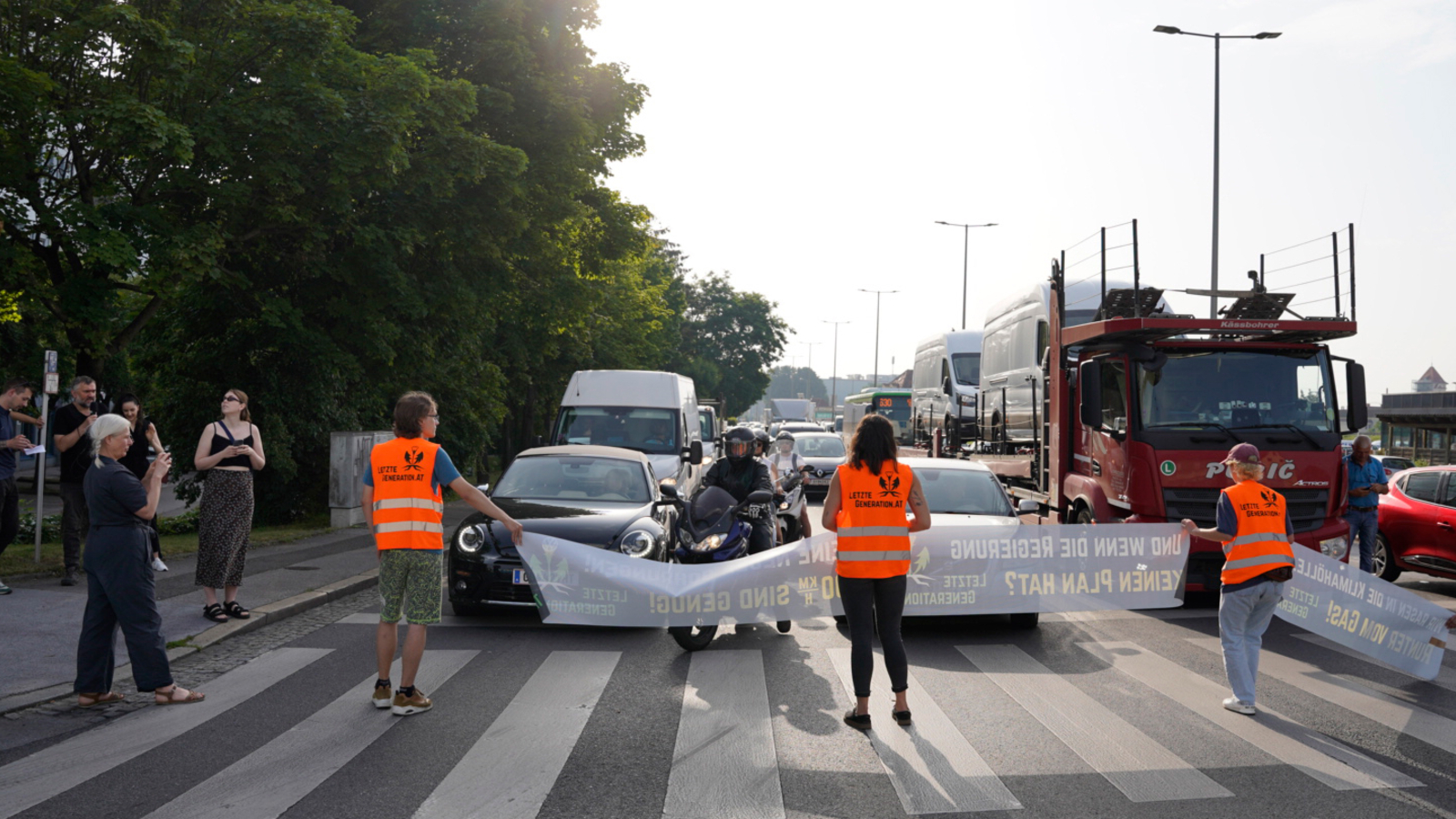 Klima Kleber Blockierten Erneut Straßen Oe24at 9406