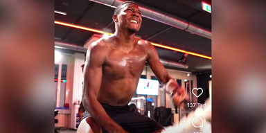 David Alaba zeigt sein Hardcore-Workout