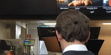 Hier bestellt Sebastian Kurz bei McDonald’s