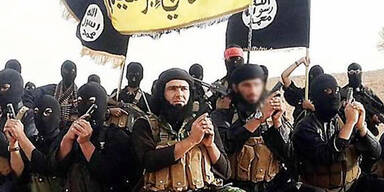 ISIS-Terroristen rufen im Irak und in Syrien das Kalifat aus.