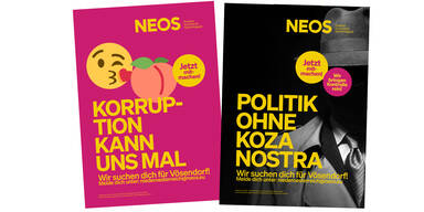 Wirbel um NEOS-Plakate vor Vösendorf-Wahl