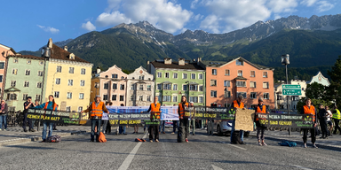 Klima-Kleber sorgen wieder für Verkehrs-Chaos in Innsbruck
