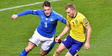 0:1 in Schweden: Italien droht Super-GAU