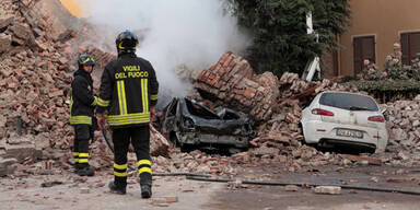 Erdbeben in Norditalien - Sechs Tote und 50 Verletzte