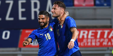 Italienische Nationalspieler Ciro Immobile und Lorenzo Insigne