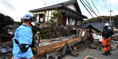Erdbeben in Japan: 90 Jahre alte Frau gerettet