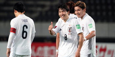 Japans Jubel bei WM-Quali-Rekordsieg