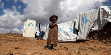 Jemen: 80 Tote nach Brand in Flüchtlingslager