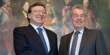 Jose Manuel Barroso  und Heiz Fischer