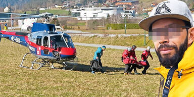 Junger Fotograf stürzte bei Bergtour in Tirol in den Tod | Leiche per Polizeihubschrauber geborgen