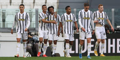 Juventus Turin beim Jubeln