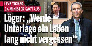 Kurz-Prozess: Ex-Finanzminister Löger im Zeugenstand