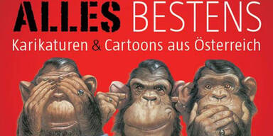 Alles Bestens - Karikaturen & Cartoons aus Österreich - Ausstellung im MQ