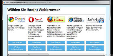 Kein Browser soll bevorzugt werden