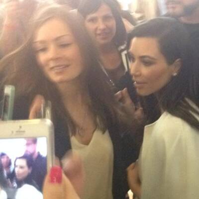 Kim Kardashian in der Lugner-City