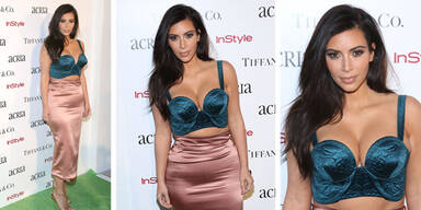 Kim Kardashian - Kleid vergessen?