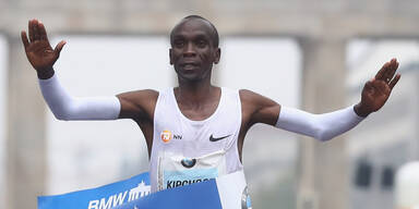 Kipchoge läuft Marathon-Weltrekord